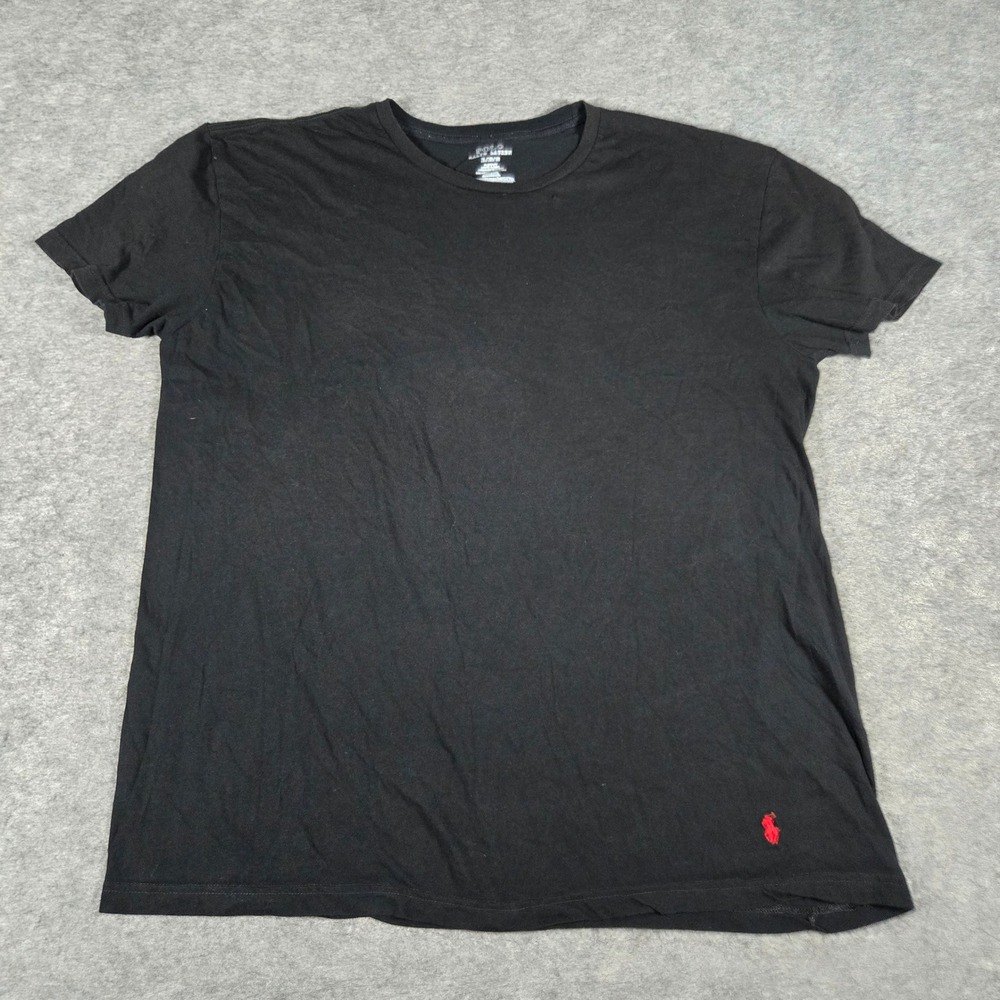 Polo Ralph Lauren Mens Black Classic Fit Pony Logo T-Shirt XL